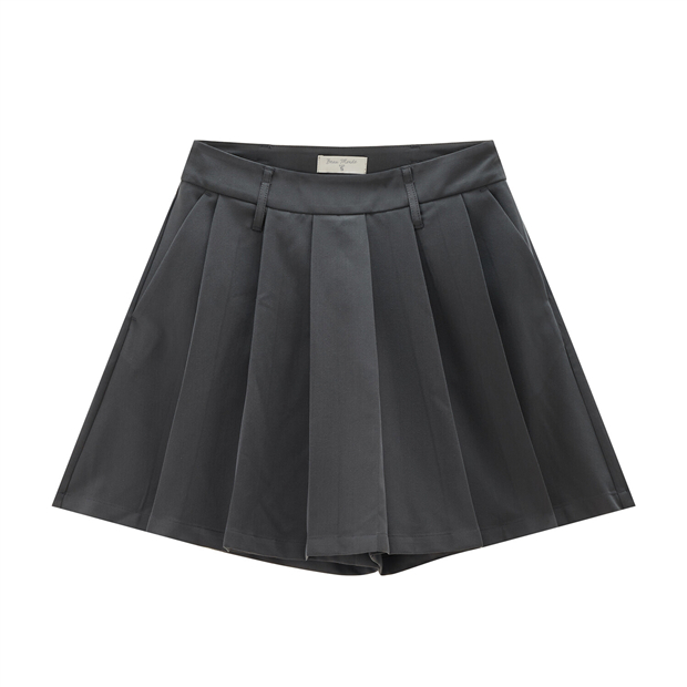 Online Exclusive】BM Women's Elastic Pleated Mid-Rise Suit