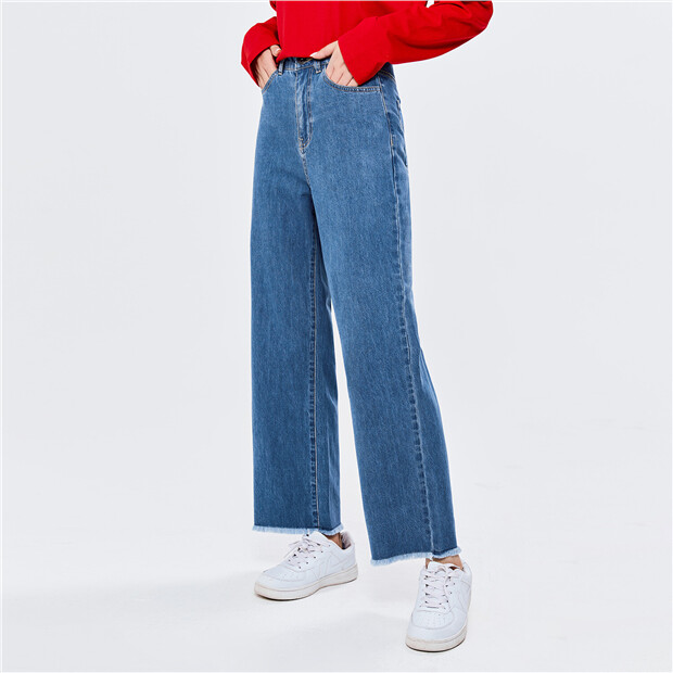 Mid-Rise Ankle-Length Pants