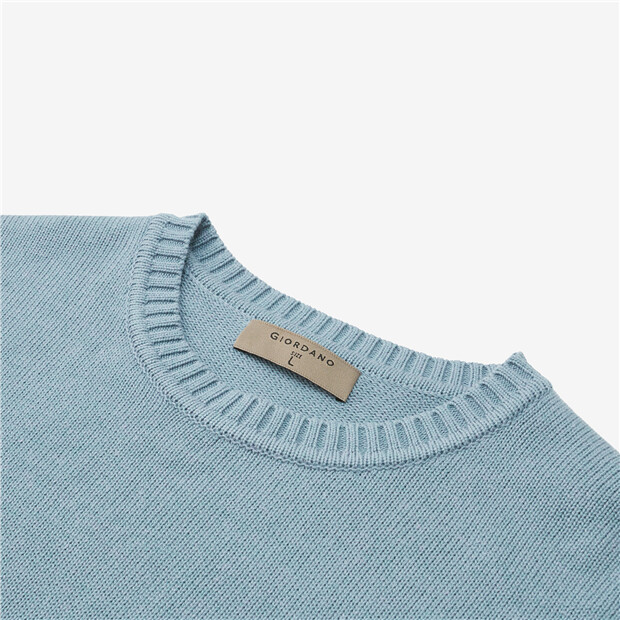 Men's Colorblock Crewneck Pullover Sweater | GIORDANO Online Store