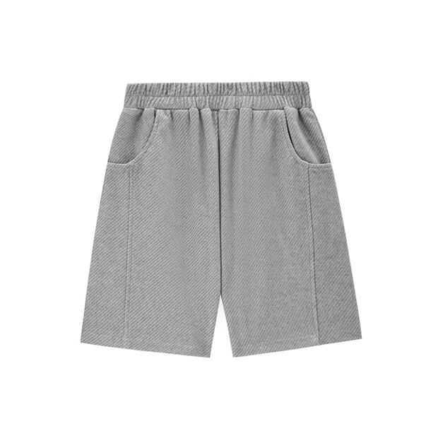 Elastic waist exposed seam sweat shorts | GIORDANO Online Store