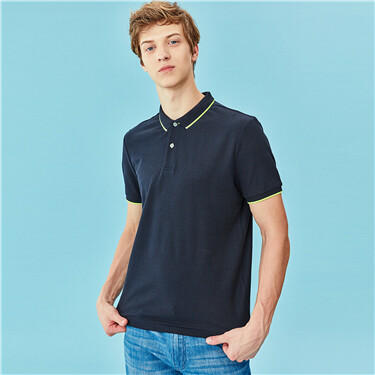 giordano tapered fit polo